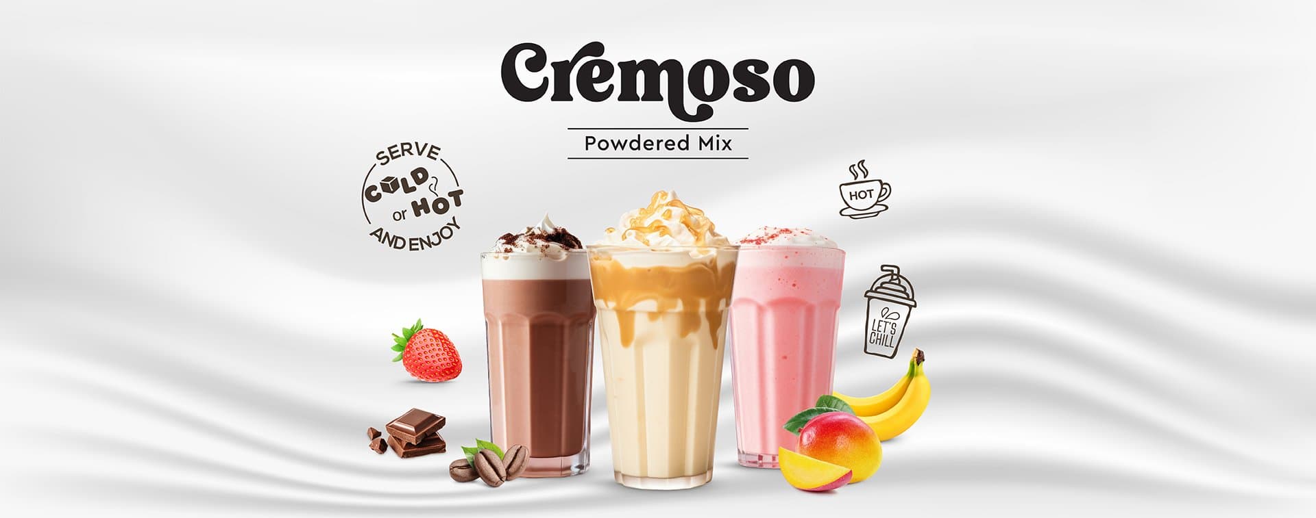 Cremoso - baza profesionale për frappe dhe smoothie