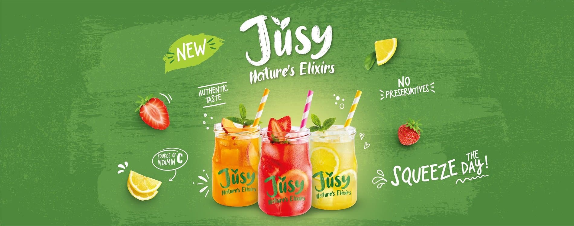Jusy - pije premium me lëngje frutash