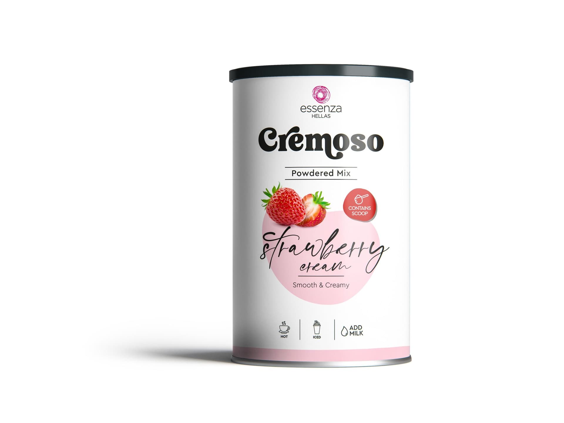 Strawberry cream powder