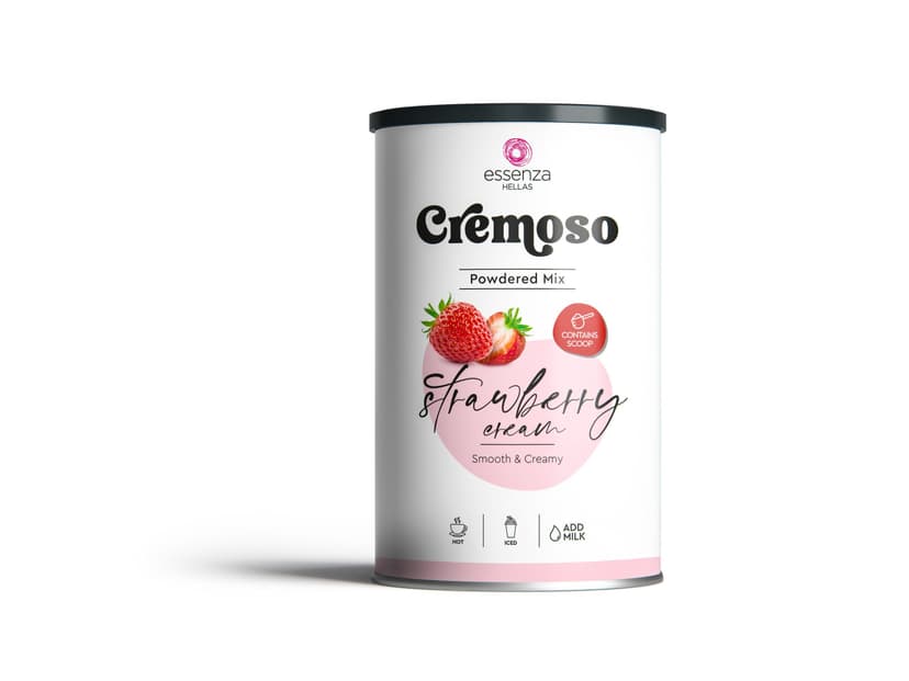 Strawberry cream powder